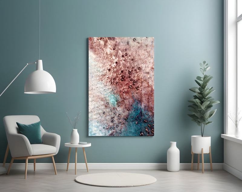 Abstract Glass Wall Art
