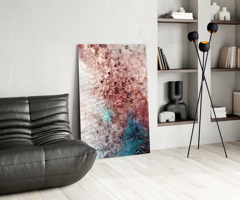 Abstract Glass Wall Art
