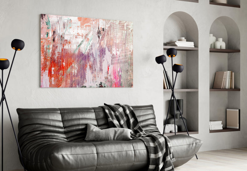 Abstract Glass Wall Art