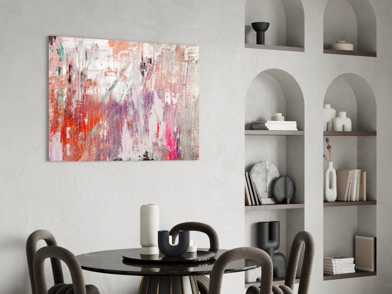 Abstract Glass Wall Art