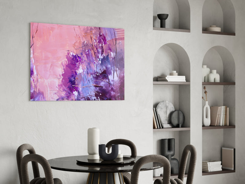 Abstract Glass Wall Art