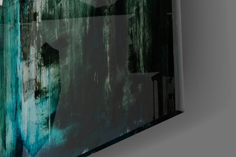 Abstract Glass Wall Art