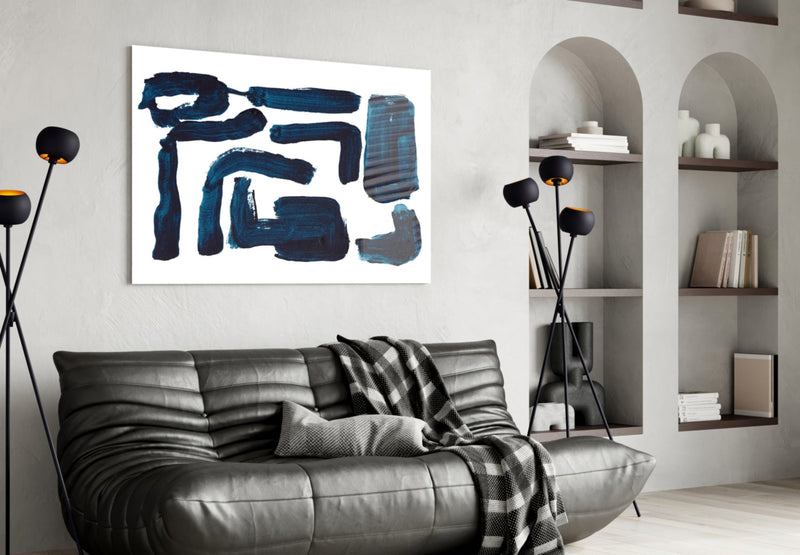 Lines Glass Wall Art