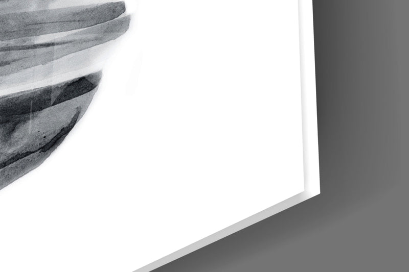 Feather Glass Wall Art