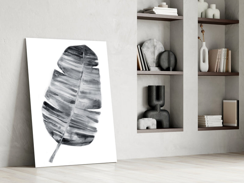 Feather Glass Wall Art