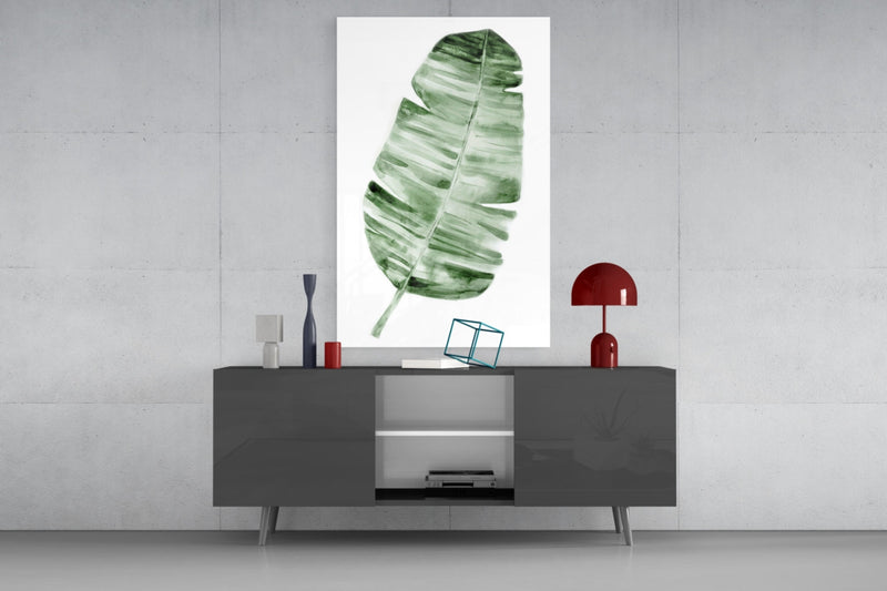 Feather Glass Wall Art