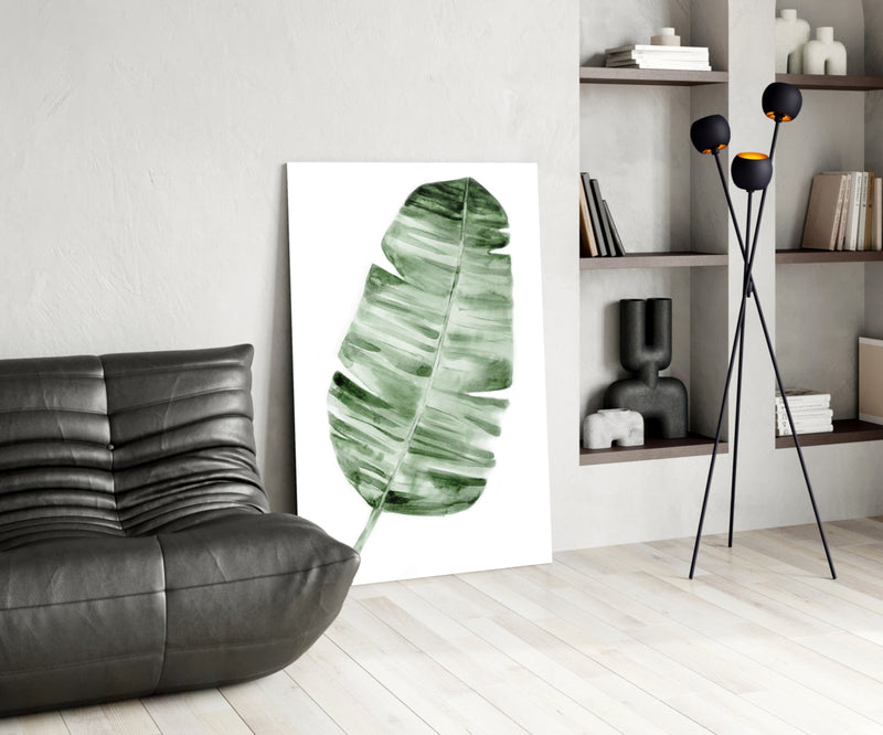 Feather Glass Wall Art