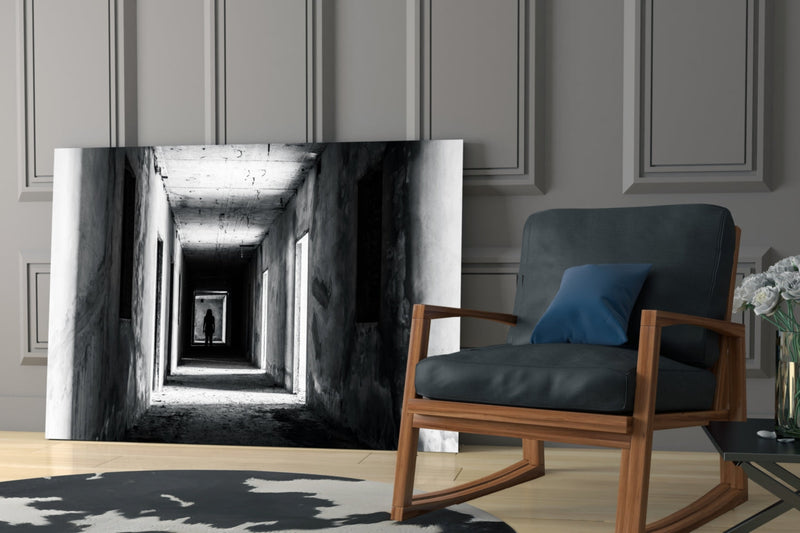 Shadow in the Dark Glass Wall Art