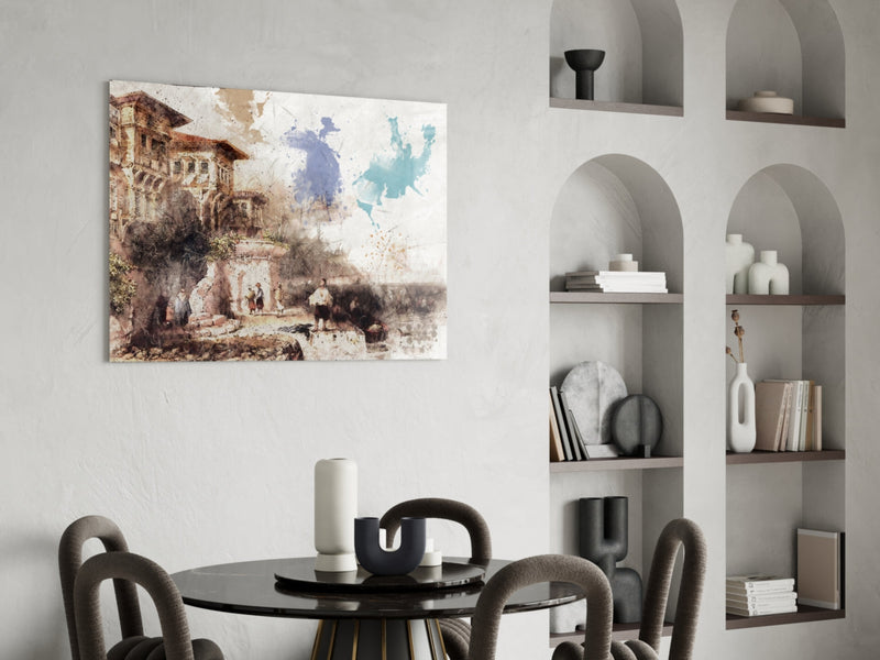 Bay Window Glass Wall Art