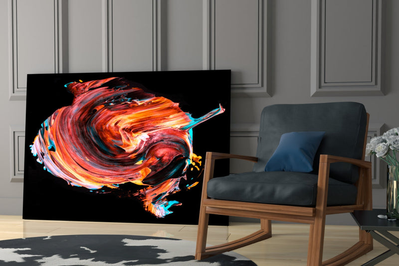 Dance of Red Glass Wall Art