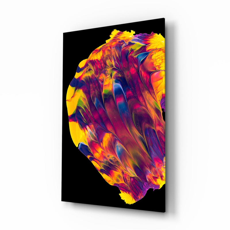 Dance of Colors Glass Wall Art