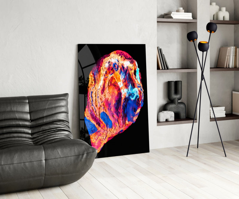 Colored Lava Glass Wall Art