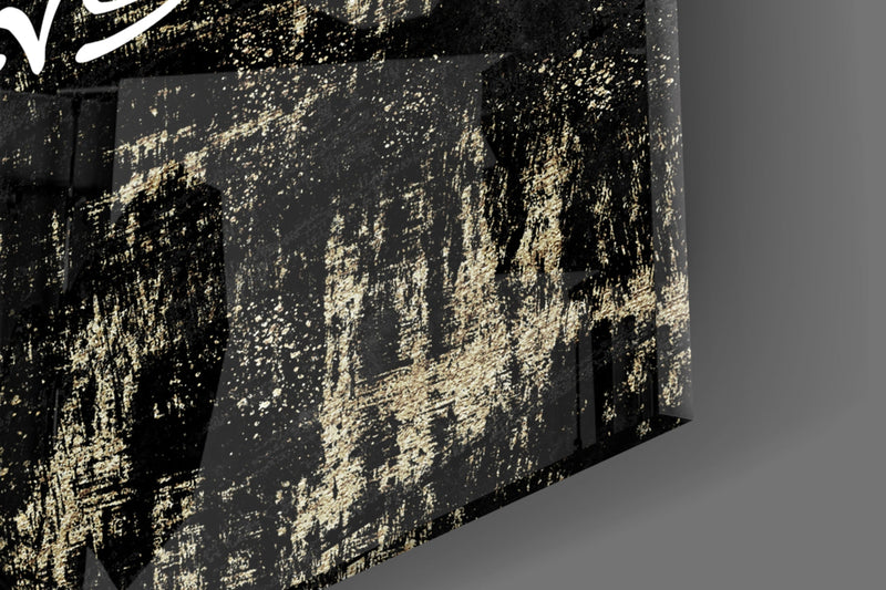 Words Glass Wall Art