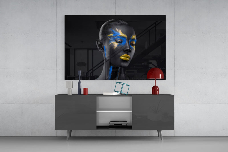 Women's Glass Wall Art