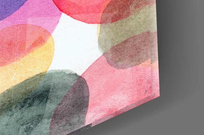 Watercolor Glass Wall Art