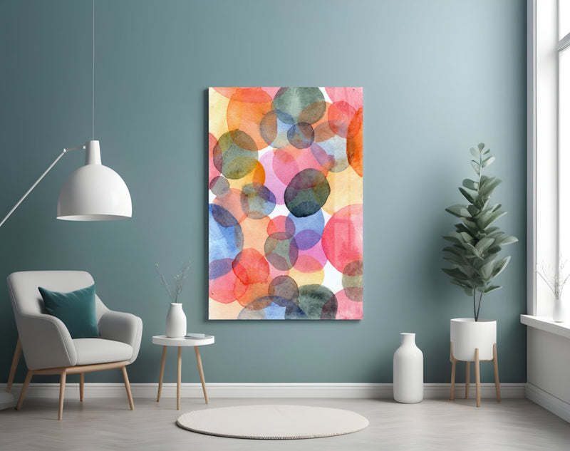 Watercolor Glass Wall Art