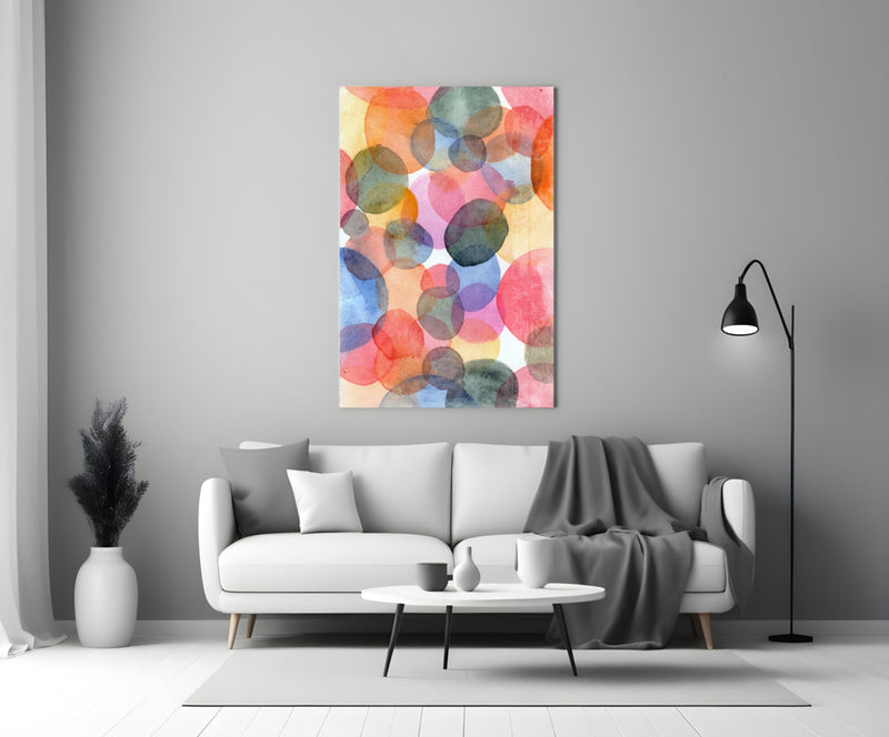 Watercolor Glass Wall Art