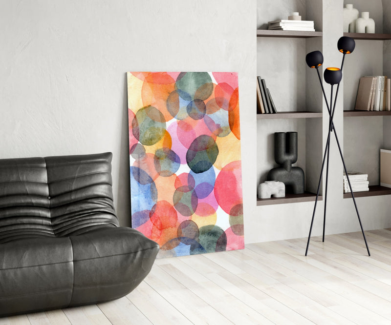 Watercolor Glass Wall Art