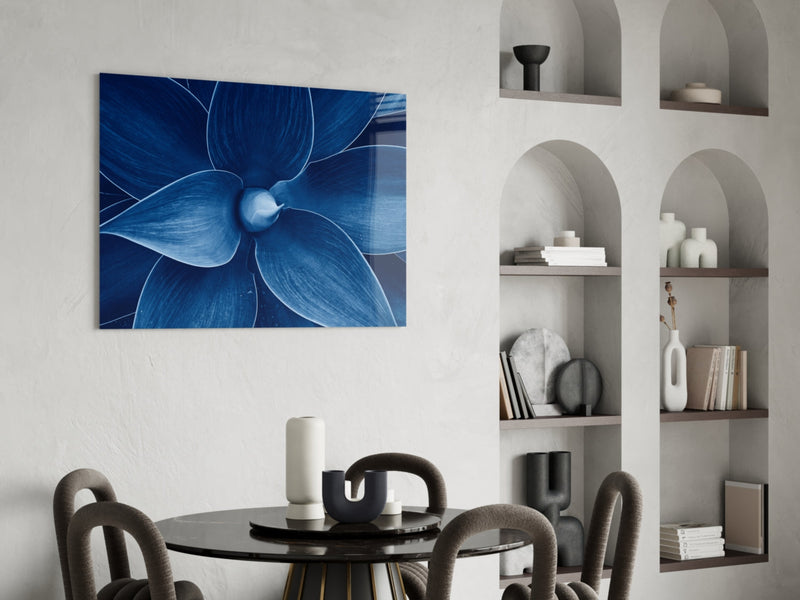 Macro Flower Glass Wall Art