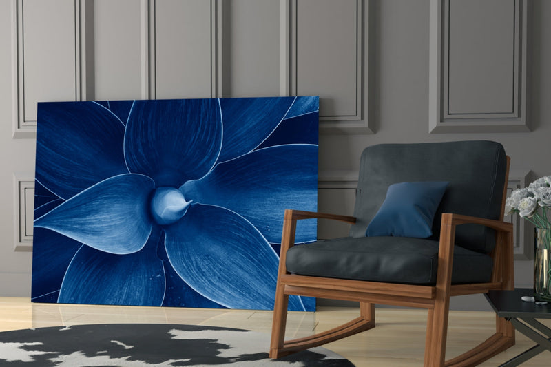 Macro Flower Glass Wall Art