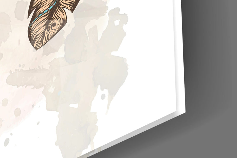 Dreamcatcher Glass Wall Art