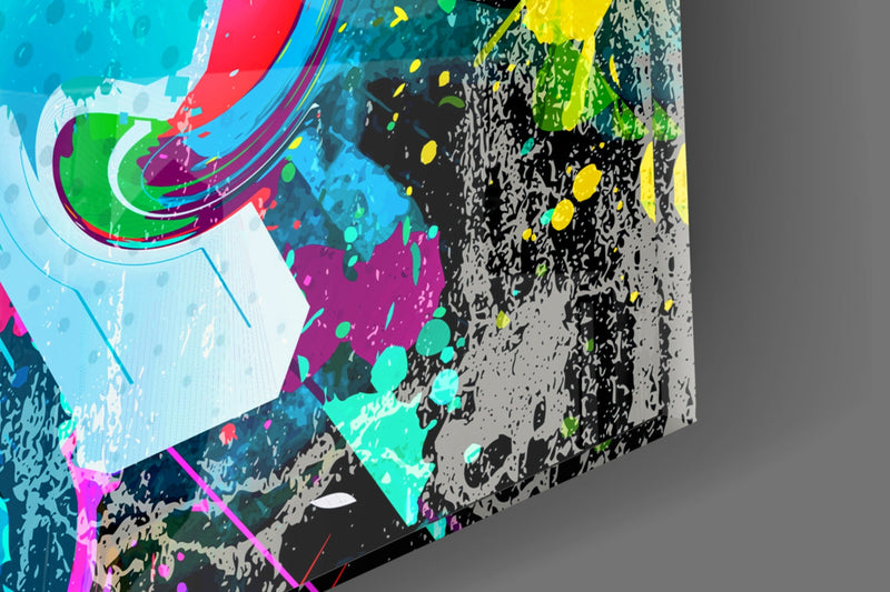 Ebruli Glass Wall Art