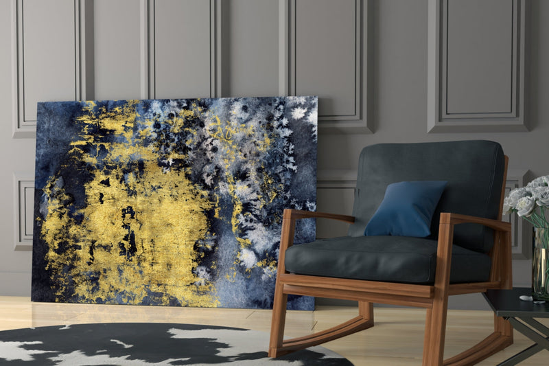 Gold Dust Glass Wall Art