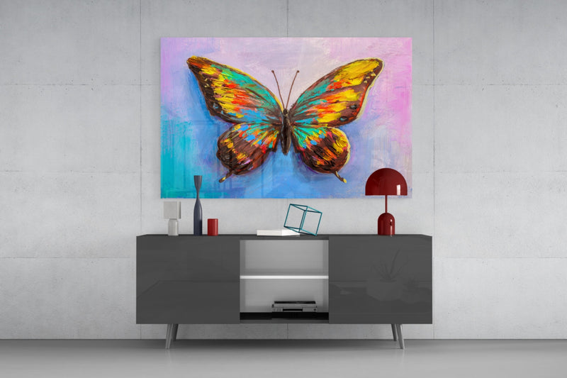Butterfly Glass Wall Art