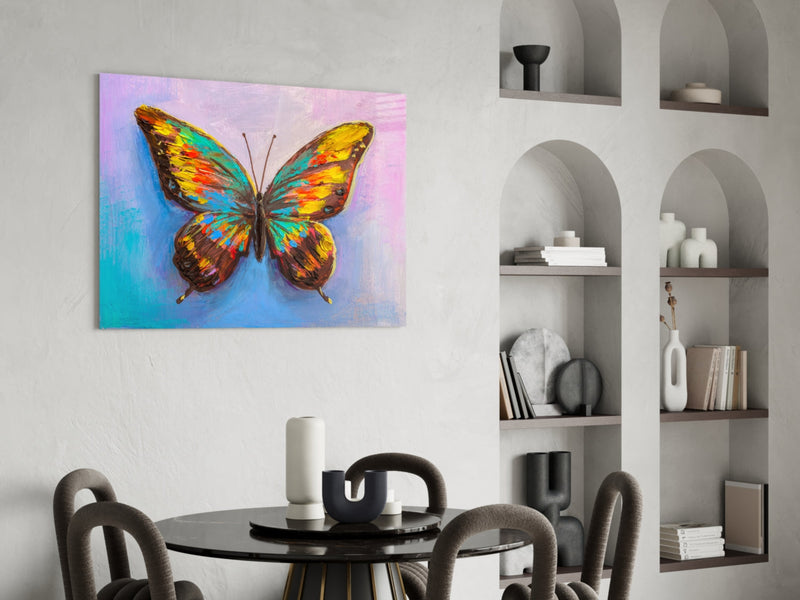 Butterfly Glass Wall Art