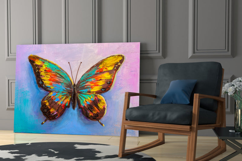 Butterfly Glass Wall Art