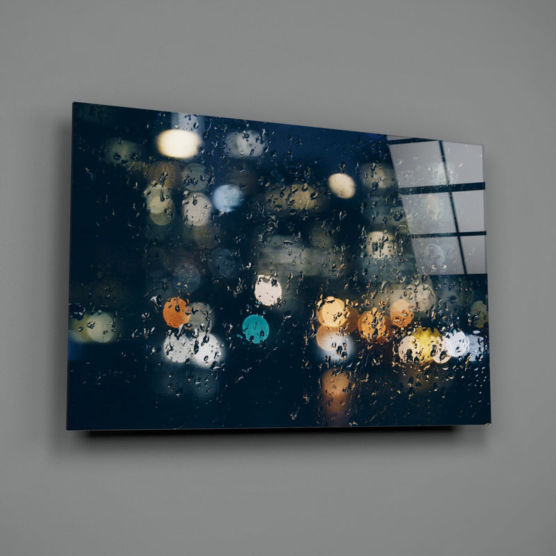 Rain Glass Wall Art
