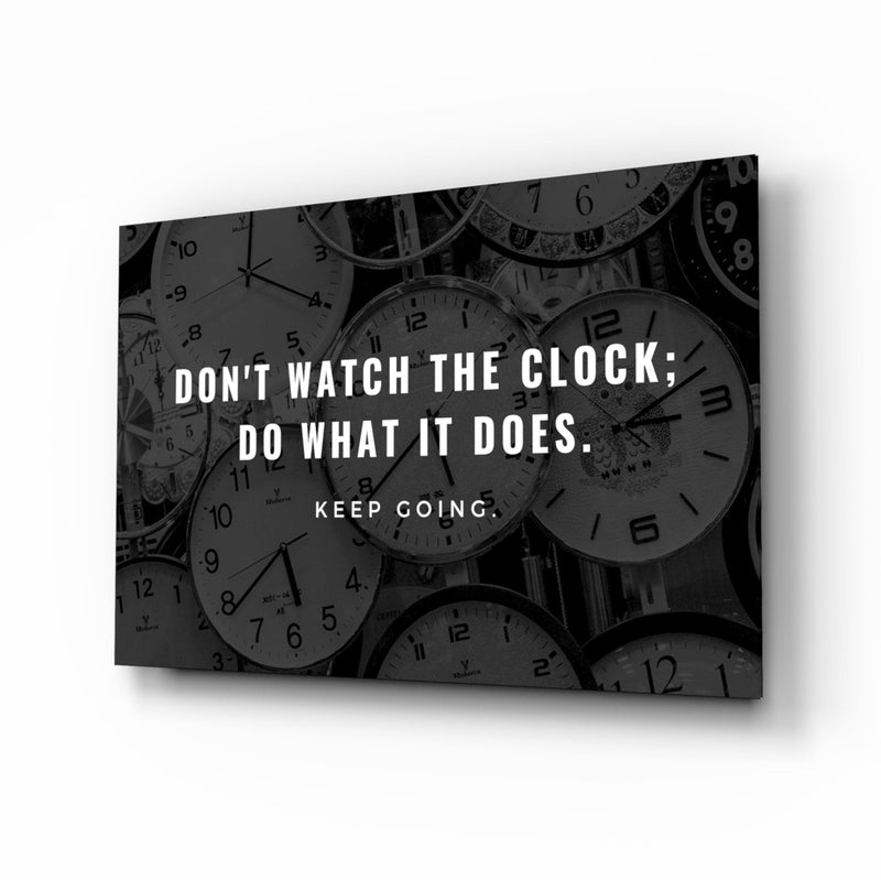 Famous Words Glass Wall Art