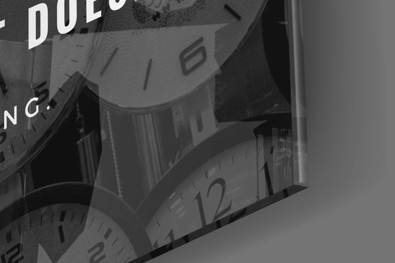 Famous Words Glass Wall Art