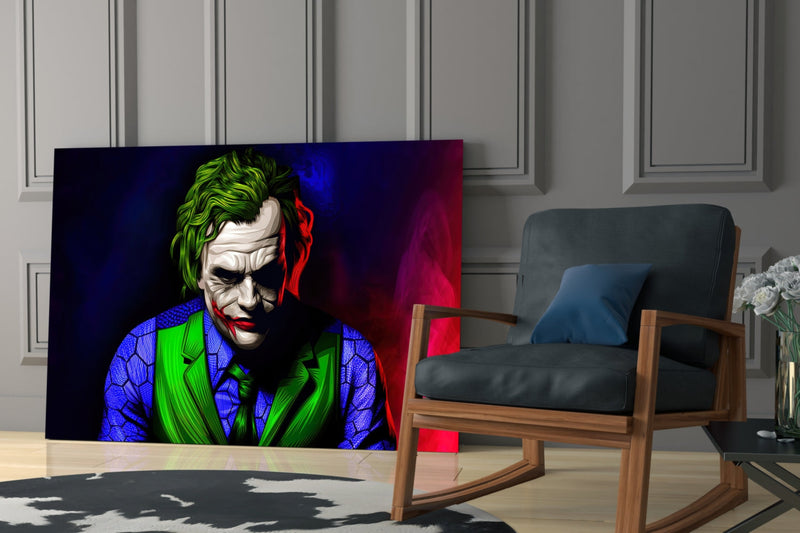 Joker Glass Wall Art