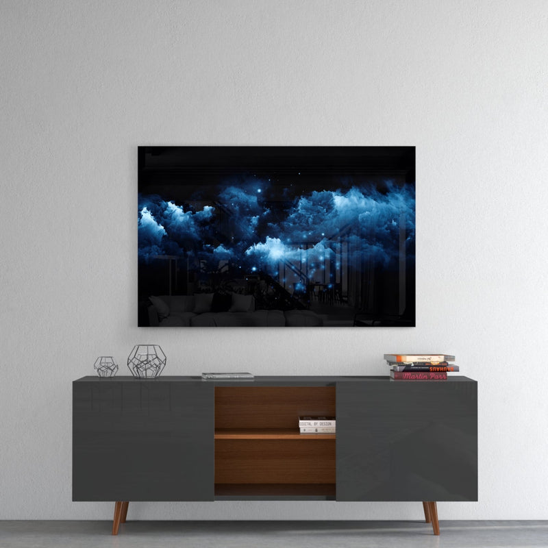 Space Glass Wall Art