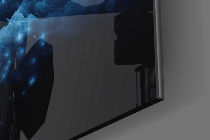 Space Glass Wall Art