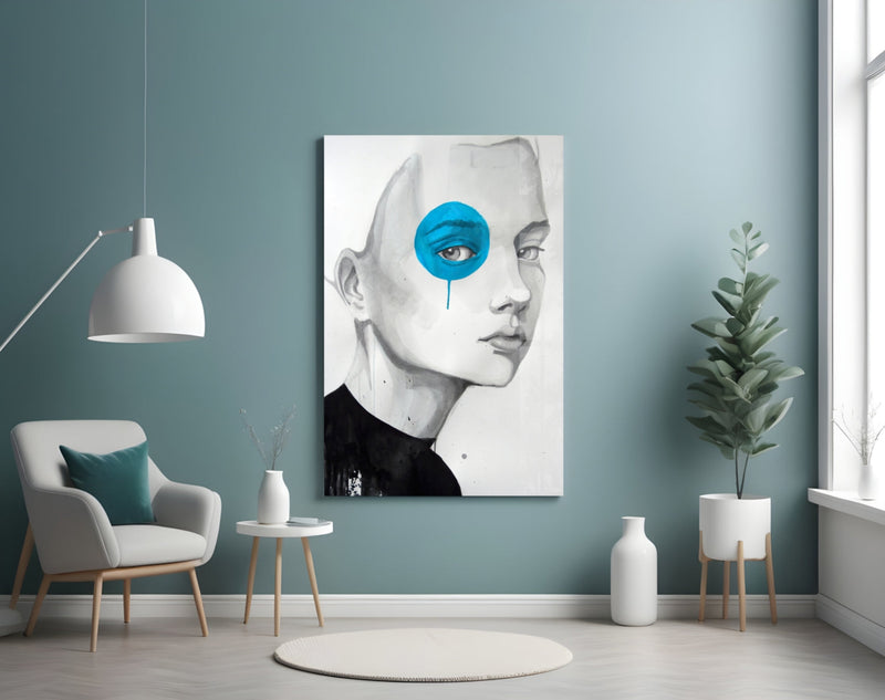 Little Child Glass Wall Art