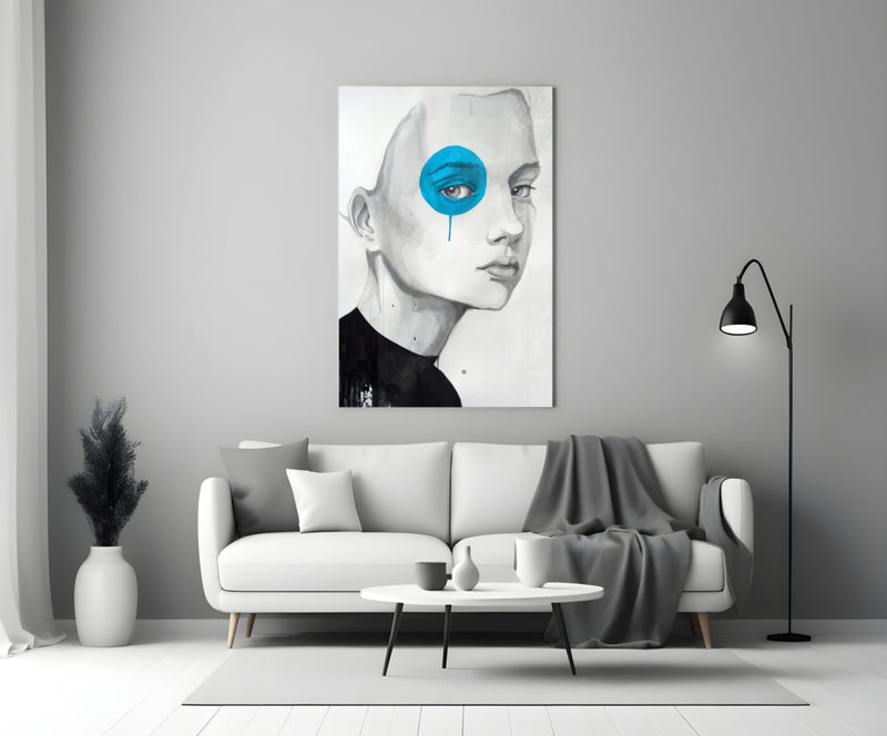 Little Child Glass Wall Art