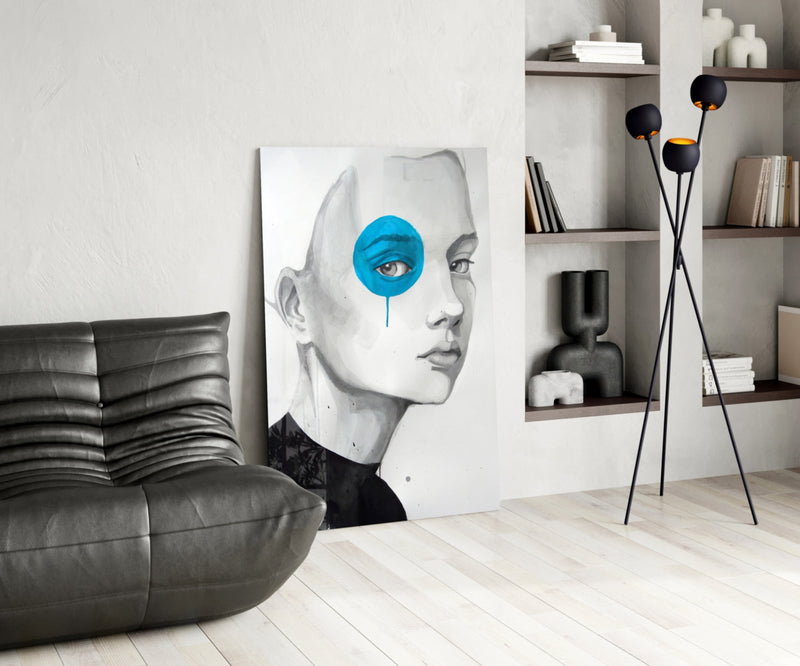 Little Child Glass Wall Art