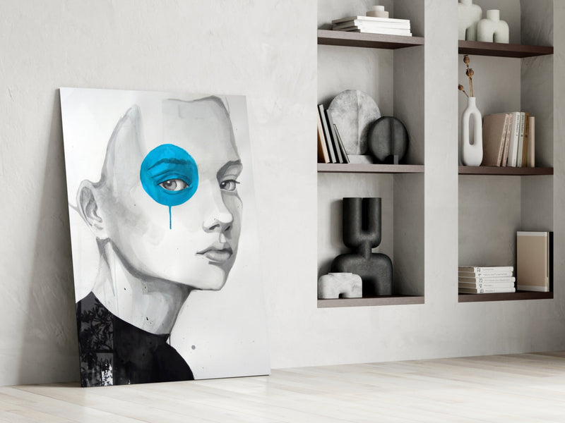 Little Child Glass Wall Art