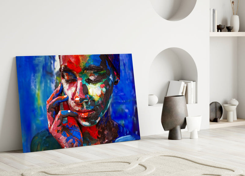 Women's Glass Wall Art