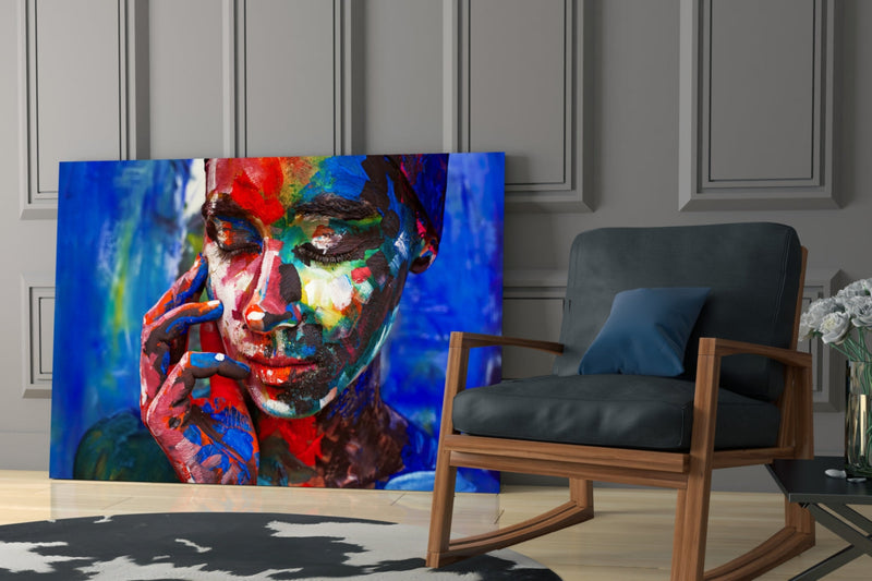 Women's Glass Wall Art