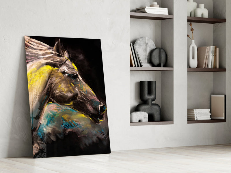 Horse Glass Wall Art