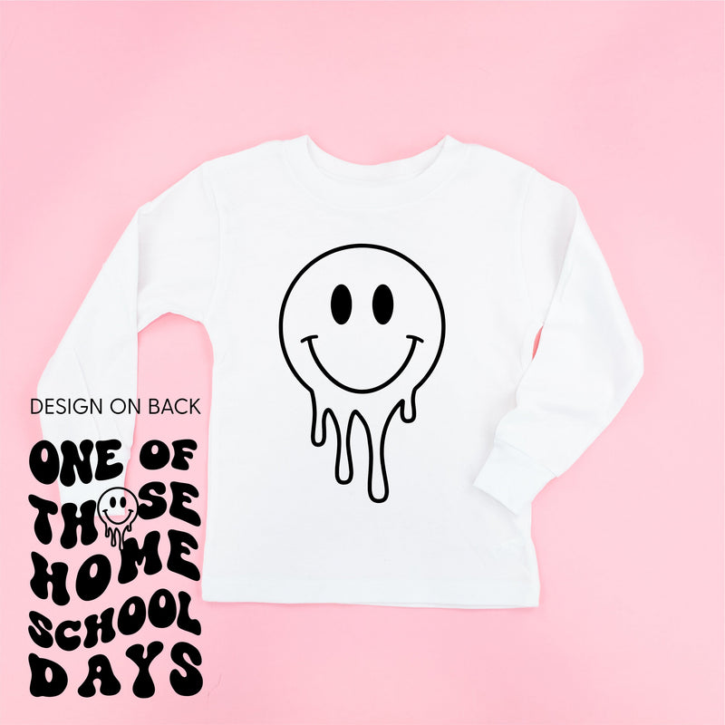 One of Those Home School Days - Melty Smiley (f & b) - Child Long Sleeve Tee