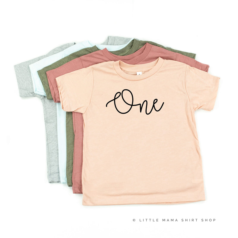 Birthday Number - New Cursive - Child Tee