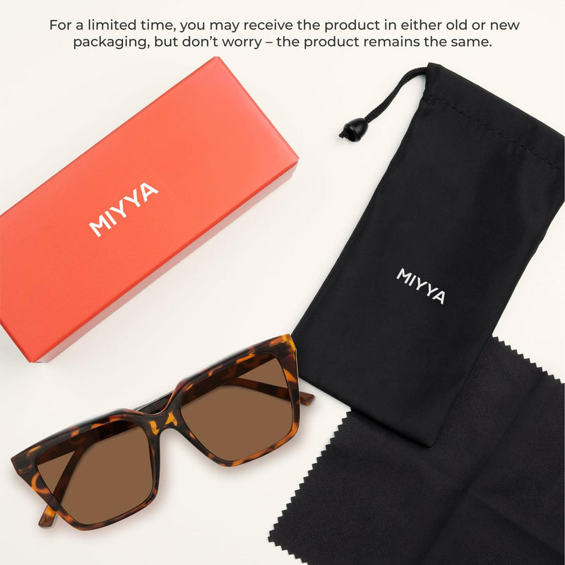 miyya Cat Eye Polarized Sunglasses Women UV Protection Black