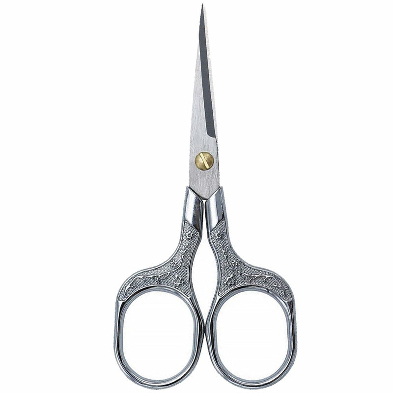 ABAJI Mini Scissors Stainless Steel Blade Metal Handle 2 Pack Office Craft
