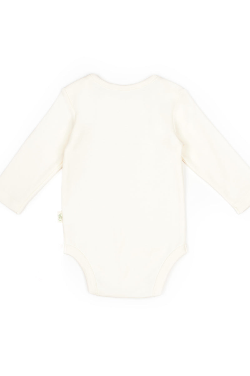 Ecru Bunny Long Sleeve Bodysuit