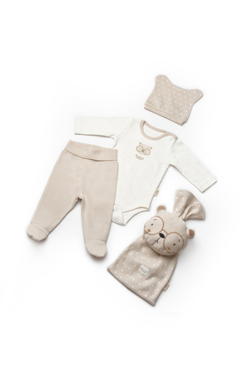 Teddy 3 Pcs Gift Organic Cotton