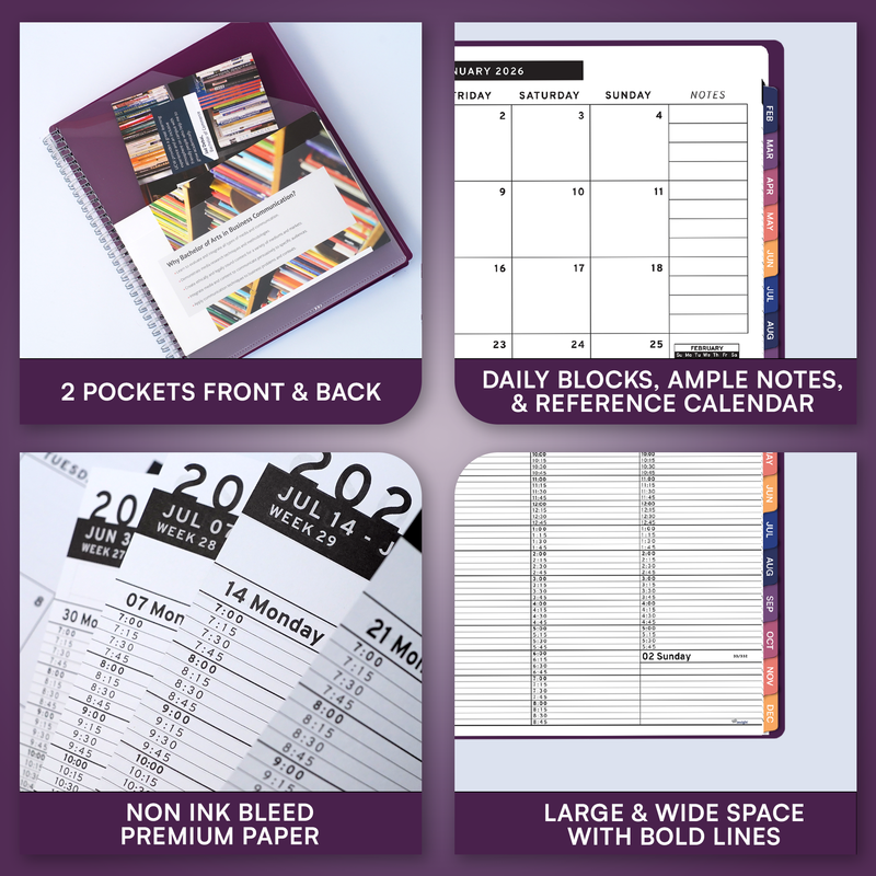 2026 Jan-Dec Appointment Book & Planner